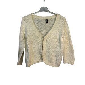 Vintage Hilfiger Womens Size XL Mohair Blend Knit Cardigan Sweater